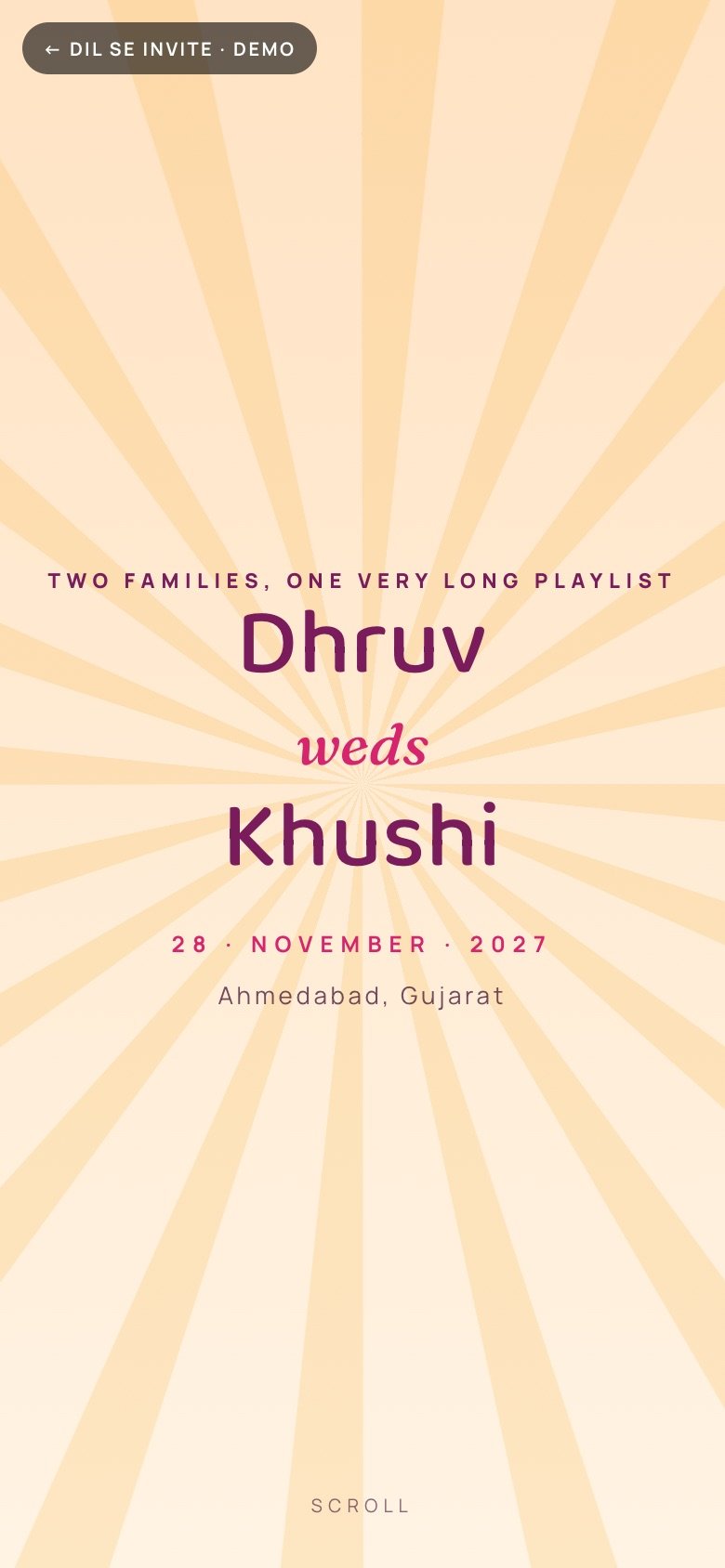 Garba Nights — gujarati wedding invitations invitation website demo