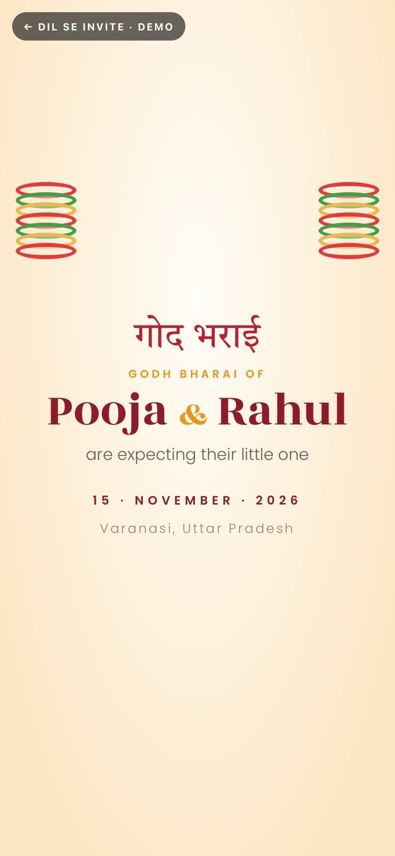 Godh Bharai demo website