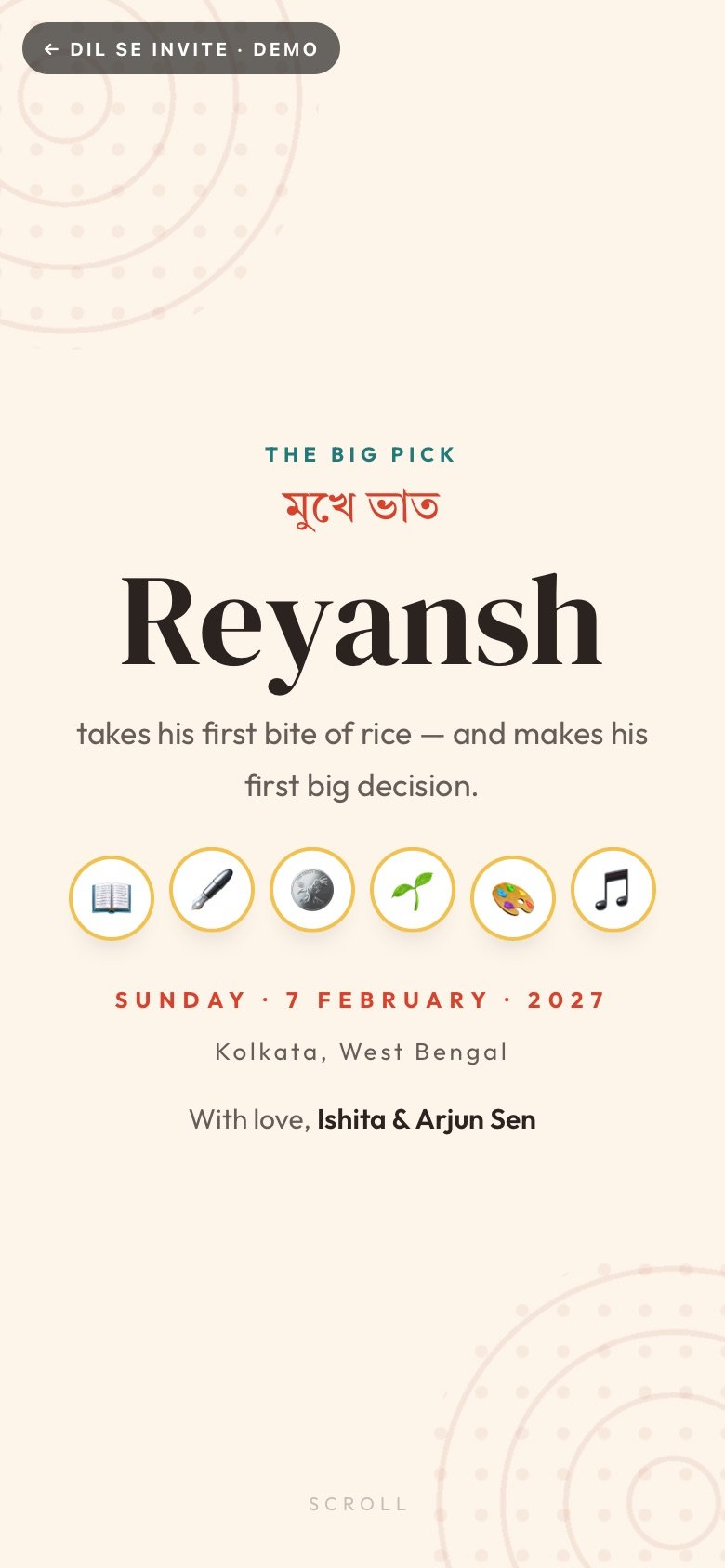 The Big Pick demo website