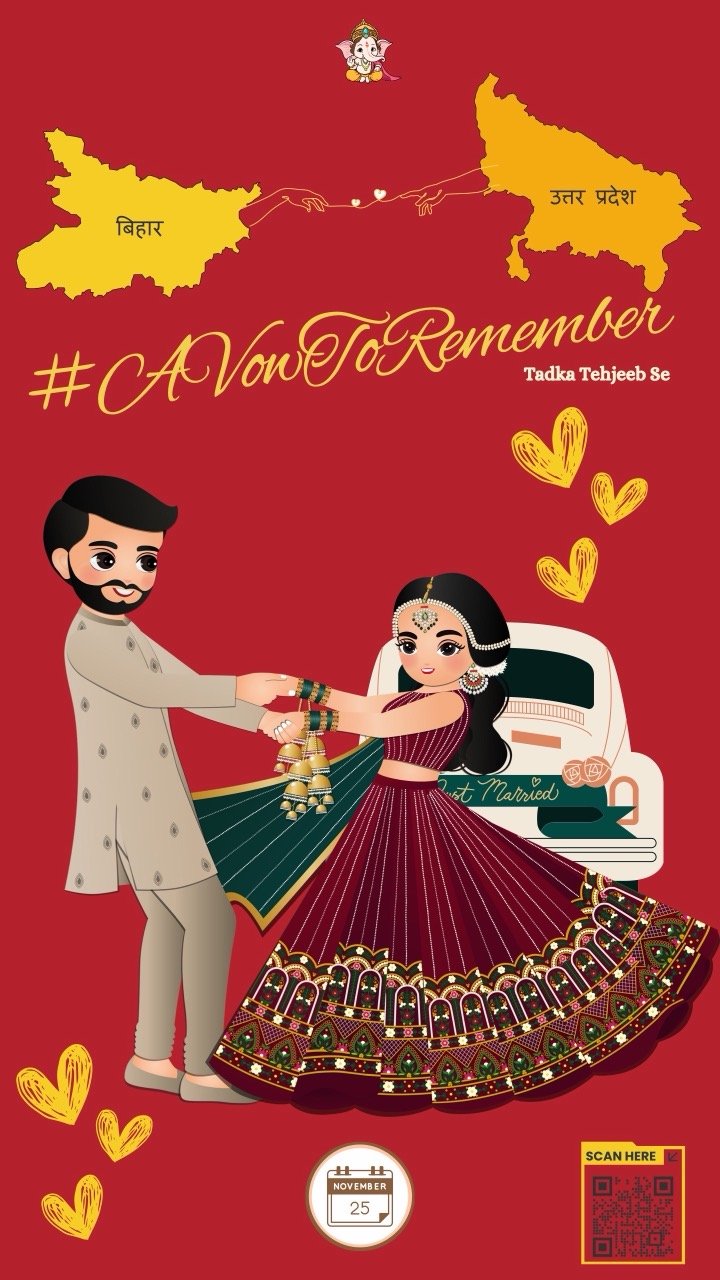 #AVowToRemember invitation design by Dil Se Invite